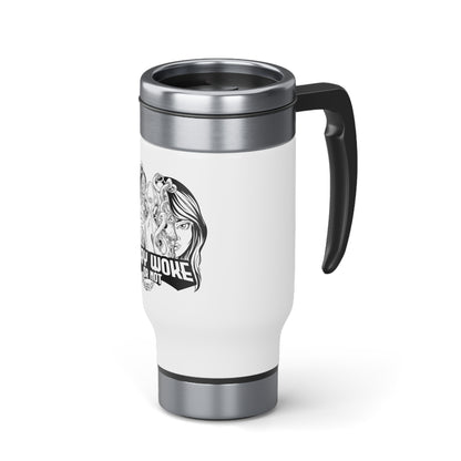 Stainless Steel Travel Mug with Handle, 14oz