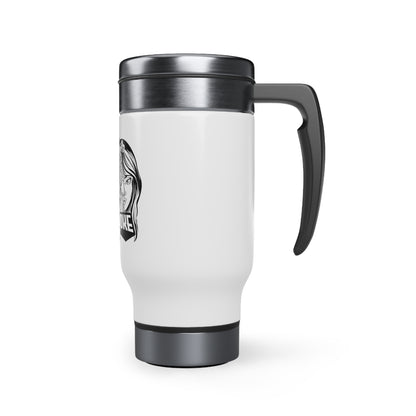 Stainless Steel Travel Mug with Handle, 14oz
