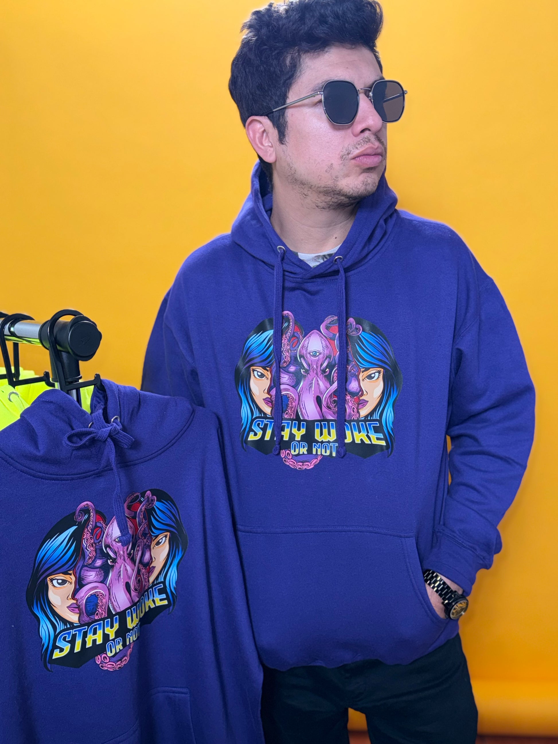 Unisex Purple Hoodie